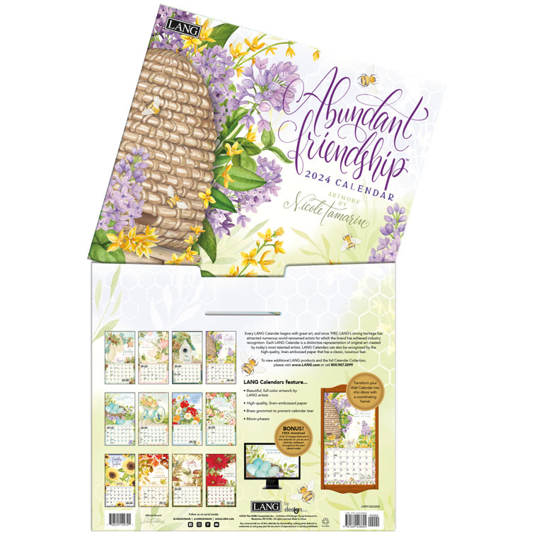 Lang Abundant Friendship 2024 Wall Calendar Wayfair Canada